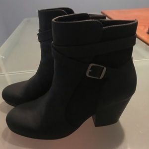 Black ankle boots